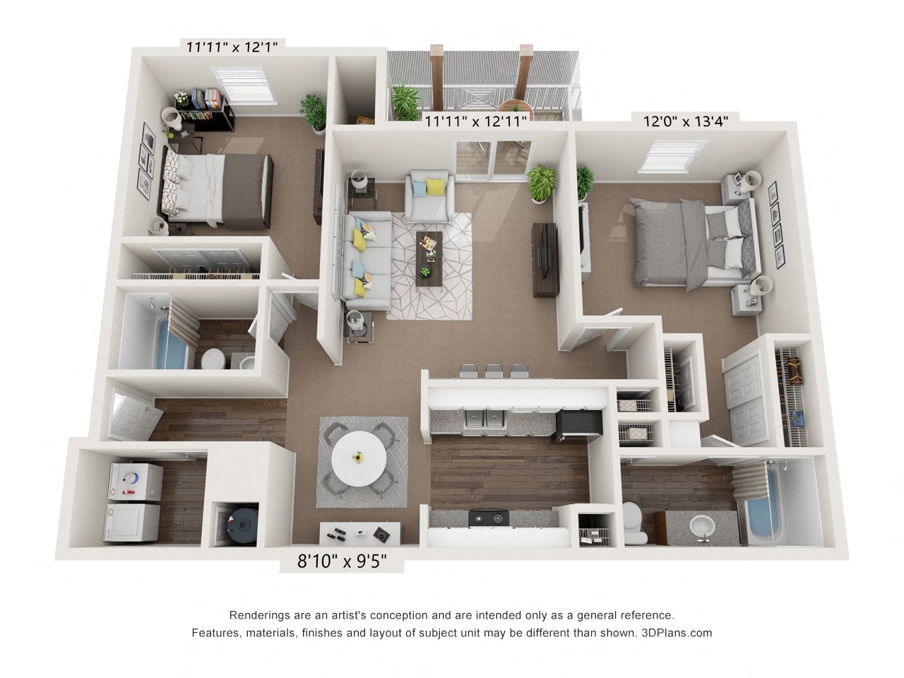 Two Bedroom Two Bath Apartment in Montgomery